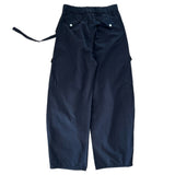 Rover Flap Pocket Back Banding ワイドカーゴロングパンツ (2 Colors)