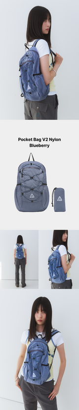 Ultra-light Compact PocketBag V2 Nylon Blueberry