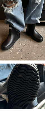 [HANDMADE] Round toe rain boots (250-280)