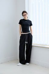 モリラインスリットフローTシャツ