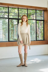 CLASSIC WOOL TURTLENECK TOP / IVORY