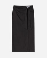 [Made] Tilda Pinuck Slit Long Skirt (charcoal)