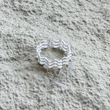 Rippling Wave Ring