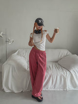 Chief double strap ribbed sleeveless