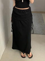 レイラ ノースリーブトップ＆バンディングスカートセット