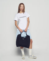 26SS DRAWSTRING NYLON SHOULDER BAG