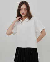 ロゴピケポロシャツ [WHITE]