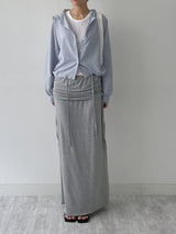 Melon Stripe Hood Shirt