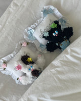 【MADE】 Ribbon frill pillow (tok/keyring)