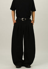 MEN Pin-tuck Banding Balloon Slacks