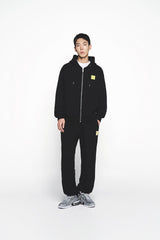 25SS ボックスベーシックロゴジョガーパンツ ブラック