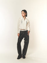 BOOB ZIPPER CROP SHIRT (FOR WOMEN)