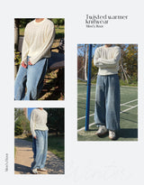 Hand Warmer Cable Knit