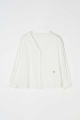  Inuf frill blouse_ivory