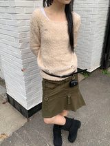 BOUCLE DAMAGE LOOSE KNIT (2C)