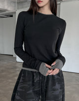 Slow layered warmer long sleeves