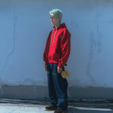 Regular tapered denim pants / Classic blue