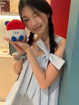 スカイボウノースリーブパンプキンドレス