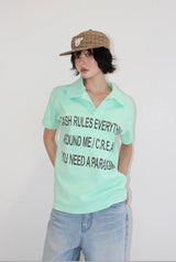 C.R.E.A.MスリムPKTシャツ