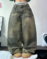 MUD CAT ウォッシングバルーンデニムパンツ 🤎🧸