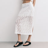 ローズスカート (white)