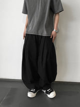 Mier Linen Cut-out Wide Pants 4C