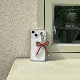 tied ribbone keyring - 3colors