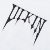 Smudging Skull Graphic T-shirt_White