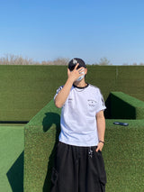 Prettic Track Short Sleeve T-shirt 3C