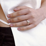 Polkadots Open Ring, Black
