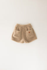 Boucle half pants (Beige)