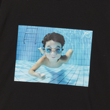 25SS ベイビーフェイスダイビングボーイスリーブTシャツ ブラック
