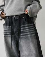 CROSS DEEP DENIM PANTS LB