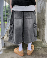 Dekaring D‑Ring Cargo Bermuda Denim