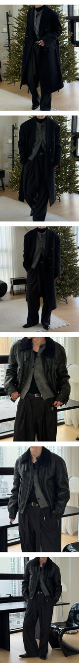 [Unisex] Angora crop cardigan(2color)
