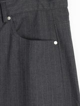 Avan stripe rivet slacks