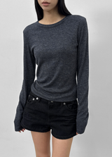 [MADE] Ronaj Knitlike Round Long Sleeve T-shirt