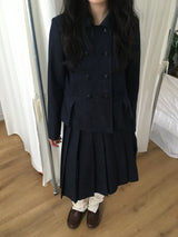 Collared button jacket