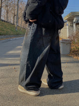 Oil Washed Vintage Wide Pants