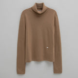 (T-6981)ESSENTIAL CASHMERE LOOSE HIGH NECK KNIT