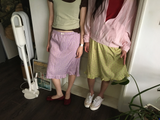 メリー フラワー フリル スカート(2color)