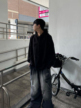 elbow patch hoodie
