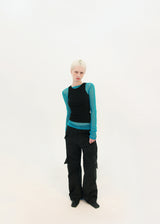 LOCK BUTTON POCKET PANTS (BLACK)