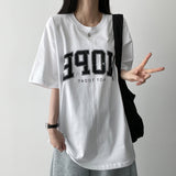 Nob lettering boxy fit short sleeve t-shirt