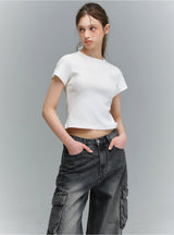 BTB : BLANK POCKET CARGO JEANS [BLACK CORE]