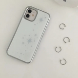 Light and stars in gray silver epoxy case