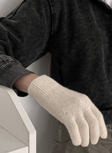 [WOOL80%] ウールタッチ手袋