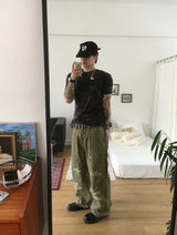 No.1811 S lettering camo half T