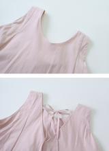 #バックスリットストラップスリーブレスブラウス (4color)