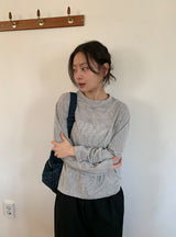 Bokan Stripe Round Long Sleeve Tee